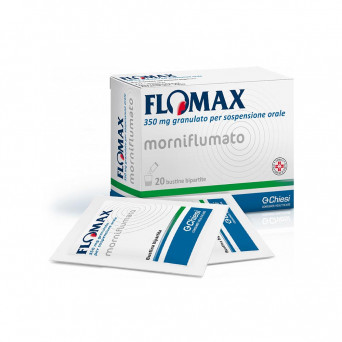 Flomax 350 mg granulato 20 bustine antinfiammatorio indicato per il mal di gola