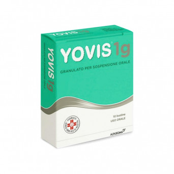 Yovis 1g 10 bustine utile per contrastare diarrea, colite, enterite.