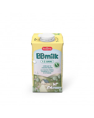 BBMilk 1-3 Anni latte liquido formulato per le esigenze nutrizionali del bambino dai 12 mesi