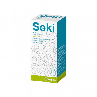 Seki-Sirup ist ein Hustenmittel und soll den Hustenreiz lindern.