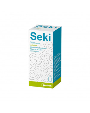 Seki-Sirup ist ein Hustenmittel und soll den Hustenreiz lindern.