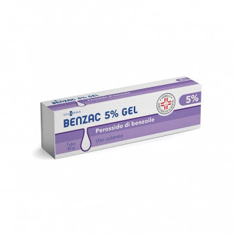 Benzac 5% gel 40 g indicado para el tratamiento del acné, reduce espinillas y puntos negros.