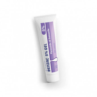 Benzac 5% gel 40 g indicato per il trattamento dell'acne, riduce brufoli e punti neri.