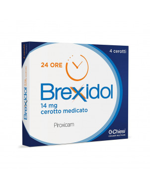 Brexidol apósitos medicinales 4 piezas indicados en el tratamiento local del dolor y la inflamación.