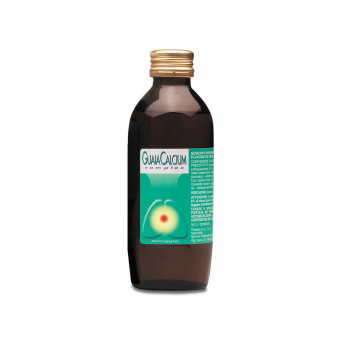 Guaiacalcium complex syrup 200 ml indicated as a sedative for dry and productive coughs