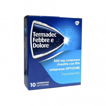 Termadec febbre e dolore 500 mg 10 tablets