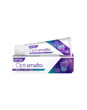 Elmex Optismalto toothpaste remineralises weakened enamel and reduces tooth erosion