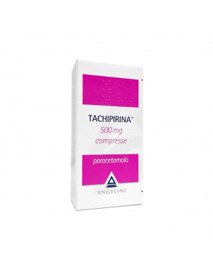 Tachipirina 500 mg 20 compresse indicata per trattamento sintomatico di affezioni febbrili quali l'influenza