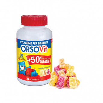 Orsovit 90 Caramelle Gommose 90 integratore alimentare di vitamine per bambini