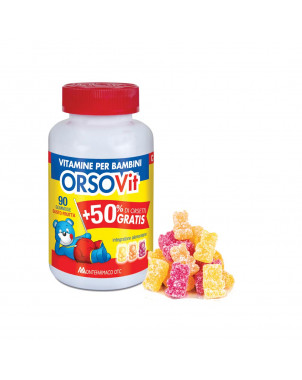 Orsovit 90 Caramelle Gommose 90 integratore alimentare di vitamine per bambini