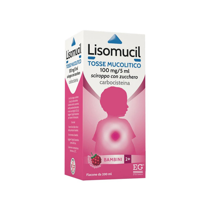 Lisomucil tosse mucolitico sciroppo bambino 200 ml