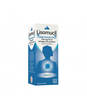 Lisomucil Tosse Mucolitico adulti sciroppo 200 ml Fluidifica le secrezione favorendo l'eliminazione del catarro