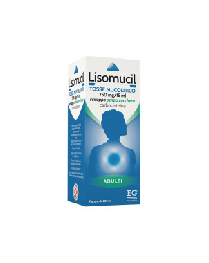 Lisomucil Tosse Mucolitico adulti sciroppo senza zucchero 200 ml