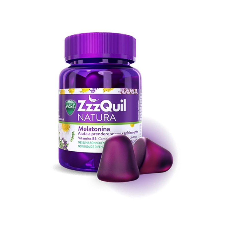 Vicks Zzzquil Natura Melatonin 30 Gummitabletten