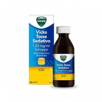 Vicks tosse sedativo miele 180 ml indicato nel trattamento della tosse secca