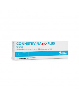 Connettivinabio plus cream 25 g indicated for the treatment of skin lesions