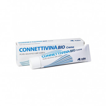 Connettivinabio cream 25 g indicated for wounds and skin lesions, promoting rapid healing.