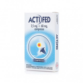 Actifed 12 tablets decongestant of the nasal mucosa, especially in case of colds.