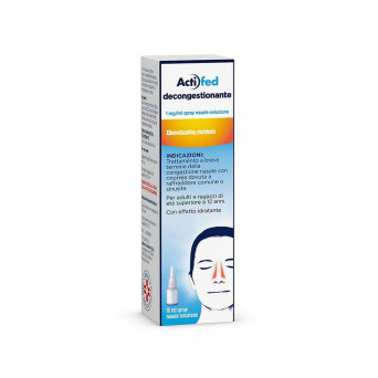 Actifed spray nasal décongestionnant 10 ml indiqué pour dégager le nez bouché en cas de rhume