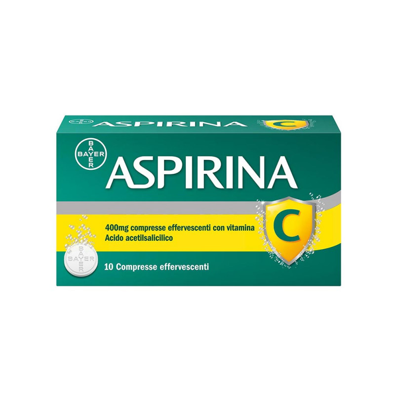 Aspirina C 400 + 240 mg 10 effervescent tablets