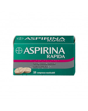 Aspirina rapida 500 mg 10 chewable tablets