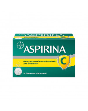 Aspirina C 20 Brausetabletten sind angezeigt bei Erkältungen, Grippe und Halsschmerzen.