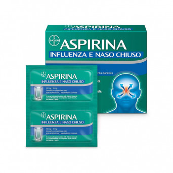 Aspirina influenza e naso chiuso 10 envelopes