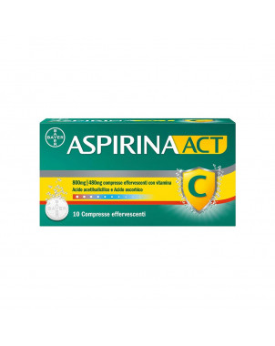 AspirinaACT C 10 tablets for the symptomatic treatment of mild to moderate pain