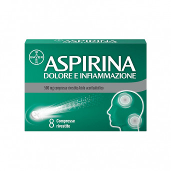 Aspirina Dolore e Infiammazione utile per il trattamento sintomatico della febbre e/o del dolore da lieve a moderato