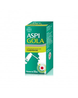 ASPI GOLA spray 15 ml antinfiammatorio ed antidolorifico che agisce rapidamente sul mal di gola