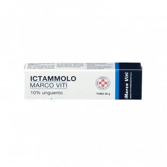 Ictammolo 10% ointment 30 g indicated in case of inflammation and small skin infections