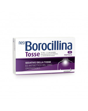 Neoborocillina a treatment in lozenges to calm coughs and relieve irritated throats.