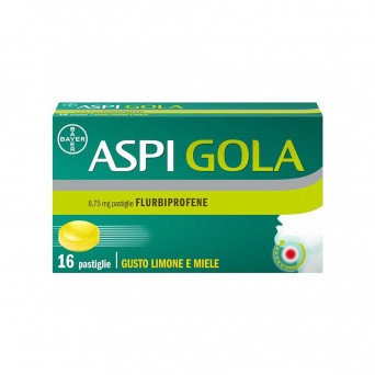 ASPI GOLA limone miele farmaco antinfiammatorio e antidolorifico per il mal di gola