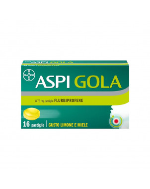 ASPI GOLA limone miele farmaco antinfiammatorio e antidolorifico per il mal di gola