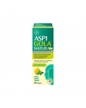 ASPI GOLA Natura spray 20 ml Dispositivo medico per il trattamento del mal di gola e della tosse