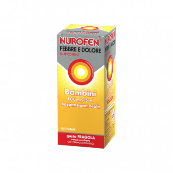 Nurofen fever pain children 100mg/5ml strawberry 150ml