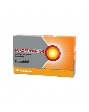 Nurofenjunior 125 mg bambini 10 supositorios