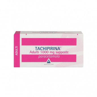 Tachipirina adulti 1000 mg 10 supositorios