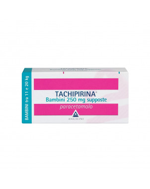 Tachipirina bambini 250 mg 10 supposte indicate per il trattamento della febbre e del dolore