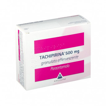 Tachipirina 500 mg granulato effervescente indicato come antipiretico nel trattamento sintomatico di febbrili quali l'influenza