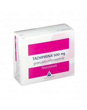 Tachipirina 500 mg granulato effervescente indicato come antipiretico nel trattamento sintomatico di febbrili quali l'influenza