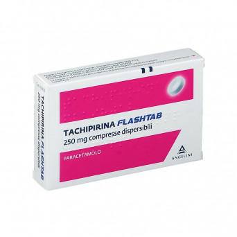 Tachipirina flashtab 250 mg 12 compresse indicato nel trattamento sintomatico del dolore e della febbre