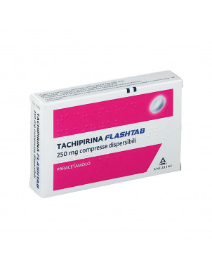 Tachipirina flashtab 250 mg 12 compresse indicato nel trattamento sintomatico del dolore e della febbre