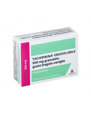 Tachipirina orosolubile 12 bustine indicato per il trattamento sintomatico di affezioni febbrili quali l'influenza