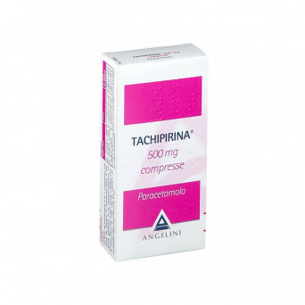 Tachipirina 500 mg 30 compresse indicata per trattamento sintomatico di affezioni febbrili quali l'influenza