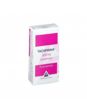 Tachipirina 500 mg 30 compresse indicata per trattamento sintomatico di affezioni febbrili quali l'influenza