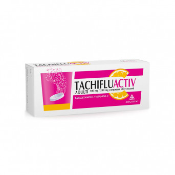 Tachifluactiv 12 compresse effervescenti indicato nella terapia sintomatica di febbre e dolore di varia natura