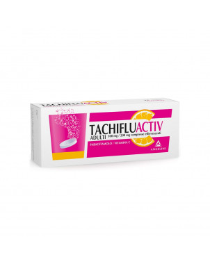 Tachifluactiv 12 compresse effervescenti indicato nella terapia sintomatica di febbre e dolore di varia natura