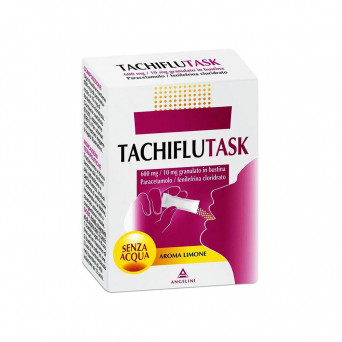 Tachiflutask granulato 10 bustine Indicato per il trattamento a breve termine dei sintomi da raffreddore ed influenza