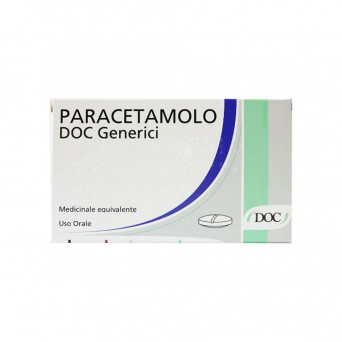 Paracetamolo DOC 500 mg 30 compresse indicato per il trattamento sintomatico della febbre e del dolore